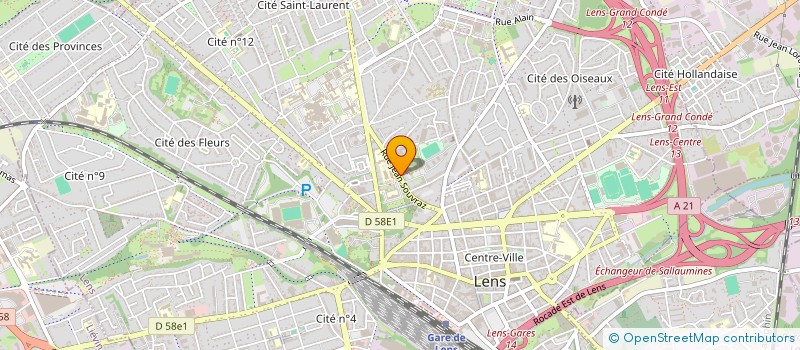 localisation de l'entreprise MONSIEUR AYOUB LAHMAMI  LENS