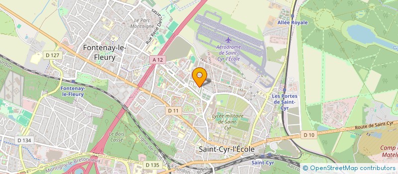 localisation de l'entreprise MONSIEUR AYOUB LAHSSINI  SAINT-CYR-L'ECOLE