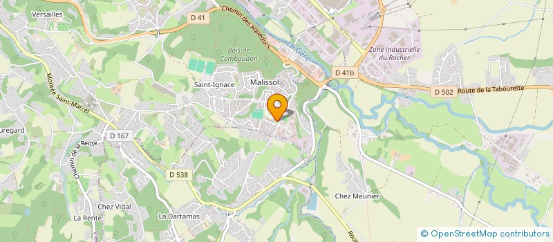 localisation de l'entreprise MONSIEUR AYOUB LAMAI  VIENNE