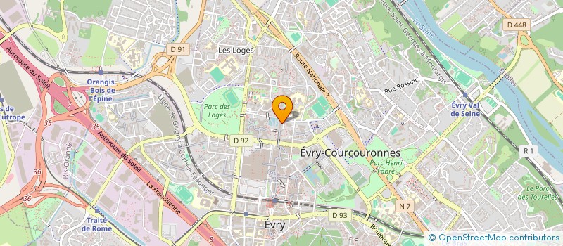 localisation de l'entreprise MONSIEUR AYOUB LANDOULSI à EVRY-COURCOURONNES