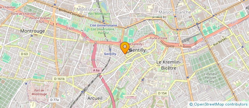 localisation de l'entreprise MONSIEUR AYOUB MADER  GENTILLY