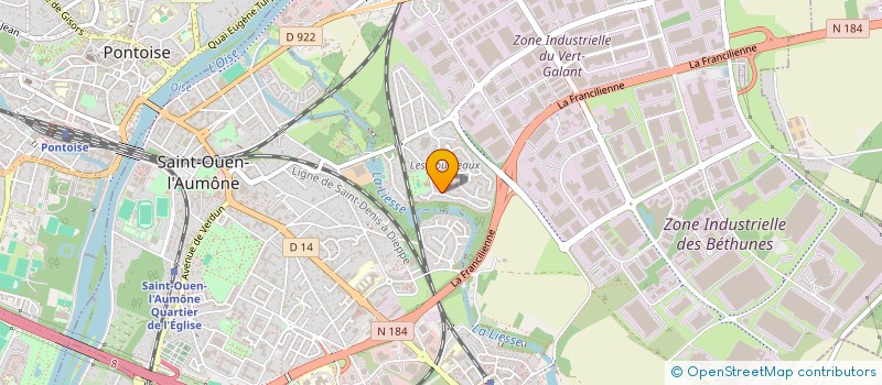 localisation de l'entreprise MONSIEUR AYOUB MANSSOURI  SAINT-OUEN-L'AUMONE