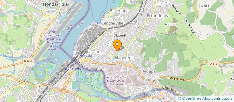 localisation de l'entreprise MONSIEUR AYOUB MAROUANE  HENDAYE