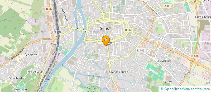 localisation de l'entreprise MONSIEUR AYOUB MERAY  SENS