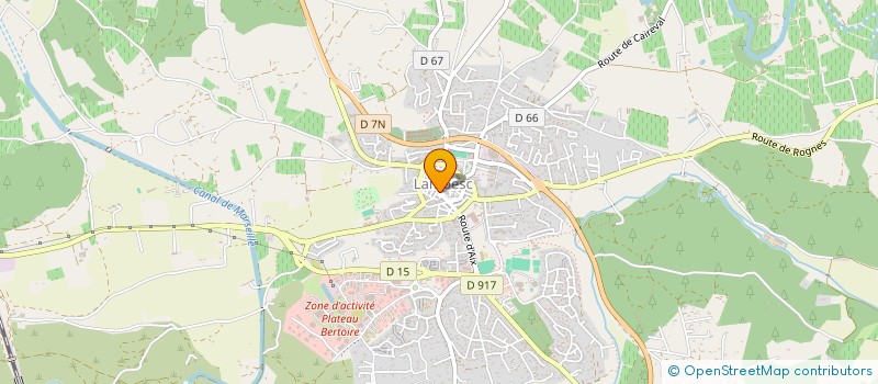 localisation de l'entreprise MONSIEUR AYOUB MEZIANE  LAMBESC