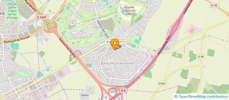 localisation de l'entreprise MONSIEUR AYOUB MOUELHI  BAILLY-ROMAINVILLIERS