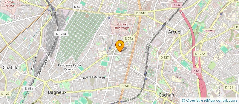 localisation de l'entreprise MONSIEUR AYOUB MOURAGUE à BAGNEUX
