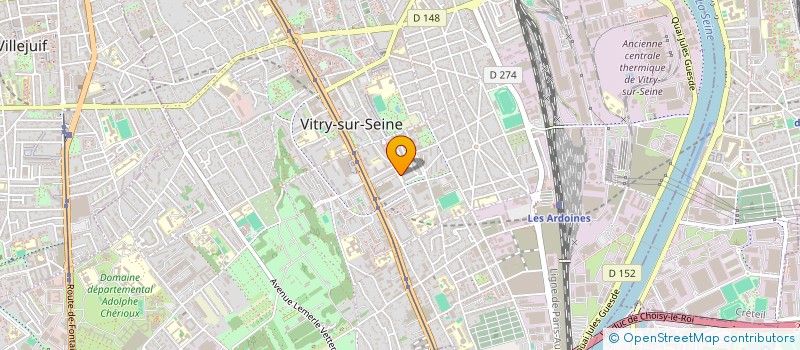 localisation de l'entreprise MONSIEUR AYOUB MOUTII  VITRY-SUR-SEINE