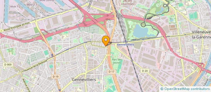 localisation de l'entreprise MONSIEUR AYOUB MOUZOUNE à GENNEVILLIERS
