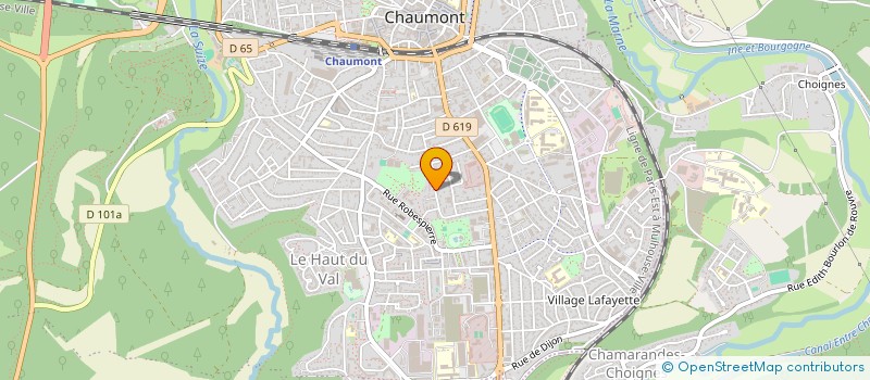 localisation de l'entreprise MONSIEUR AYOUB NABI à CHAUMONT
