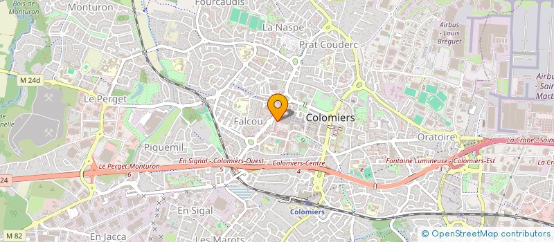 localisation de l'entreprise MONSIEUR AYOUB NAFIL RAFIK à COLOMIERS