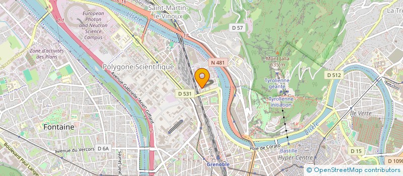 localisation de l'entreprise MONSIEUR AYOUB NAJI  GRENOBLE