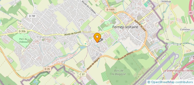 localisation de l'entreprise MONSIEUR AYOUB ORCH à FERNEY-VOLTAIRE