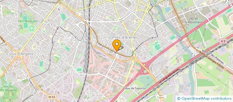 localisation de l'entreprise MONSIEUR AYOUB OUABBOU à MONTPELLIER