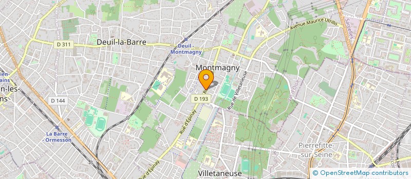 localisation de l'entreprise MONSIEUR AYOUB OUALI  MONTMAGNY