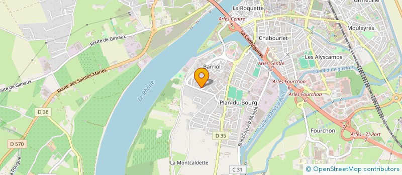 localisation de l'entreprise MONSIEUR AYOUB OUARI  ARLES