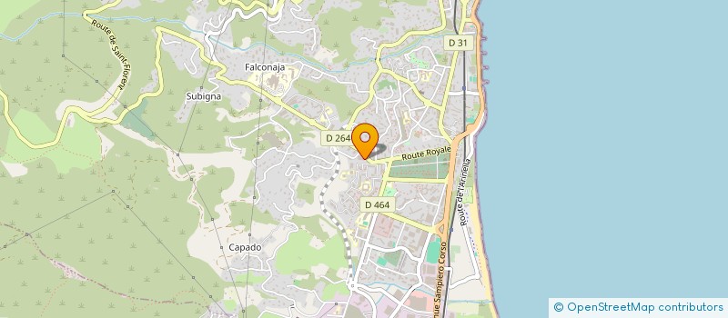 localisation de l'entreprise MONSIEUR AYOUB OUBAHOUS  BASTIA