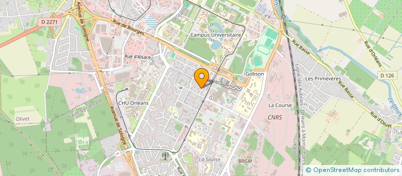 localisation de l'entreprise MONSIEUR AYOUB OUGHALM  ORLEANS