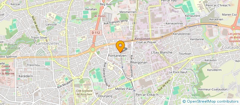 localisation de l'entreprise MONSIEUR AYOUB QUENTIN à BREST