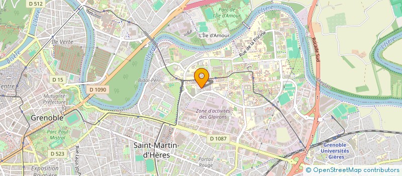localisation de l'entreprise MONSIEUR AYOUB RABAH BELHAOUARI  SAINT-MARTIN-D'HERES