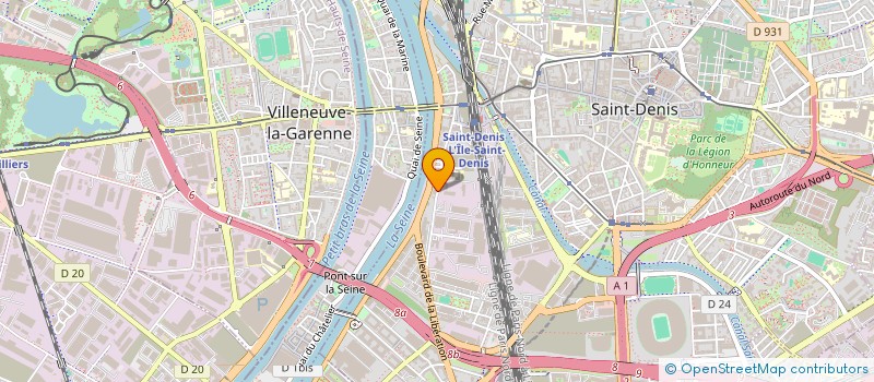 localisation de l'entreprise MONSIEUR AYOUB REDOUANE  SAINT-DENIS