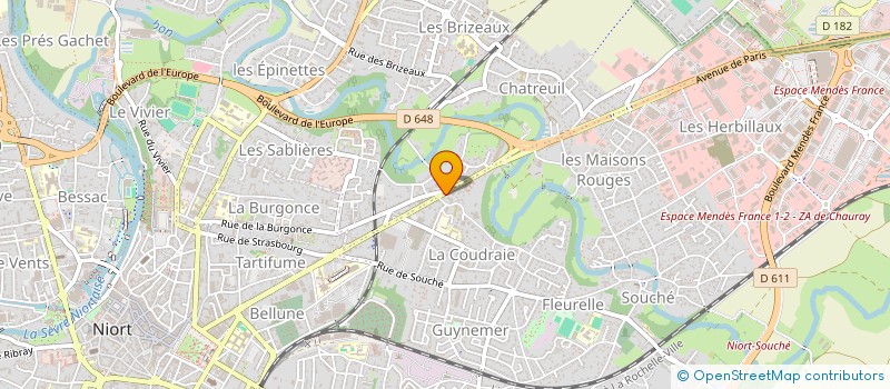localisation de l'entreprise MONSIEUR AYOUB ROUKAILA  NIORT