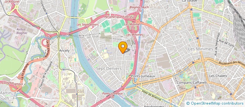 localisation de l'entreprise MONSIEUR AYOUB SABEUR  TOULOUSE