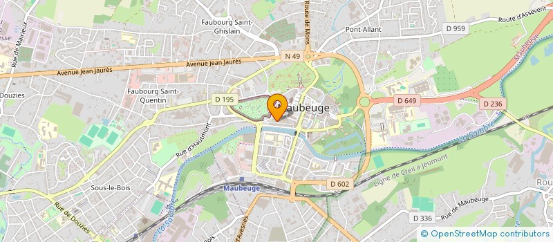 localisation de l'entreprise MONSIEUR AYOUB SAFRI  MAUBEUGE