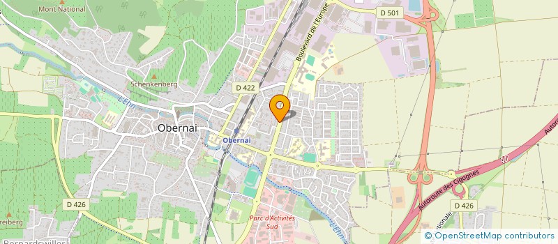 localisation de l'entreprise MONSIEUR AYOUB SBAA  OBERNAI