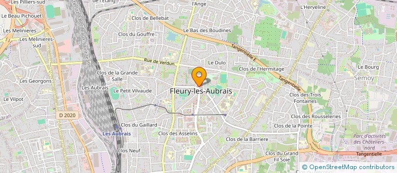 localisation de l'entreprise MONSIEUR AYOUB SELMANI à FLEURY-LES-AUBRAIS