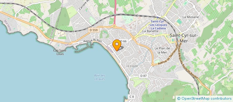 localisation de l'entreprise MONSIEUR AYOUB SELMI à SAINT-CYR-SUR-MER