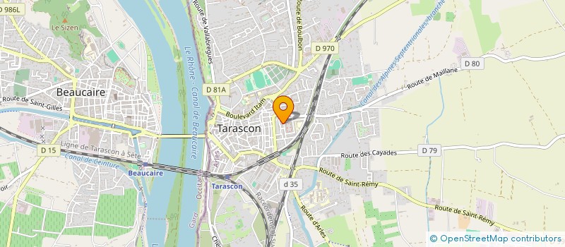localisation de l'entreprise MONSIEUR AYOUB TAKHCHI  TARASCON