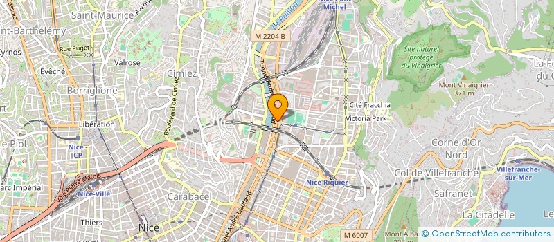 localisation de l'entreprise MONSIEUR AYOUB TOUATI  NICE