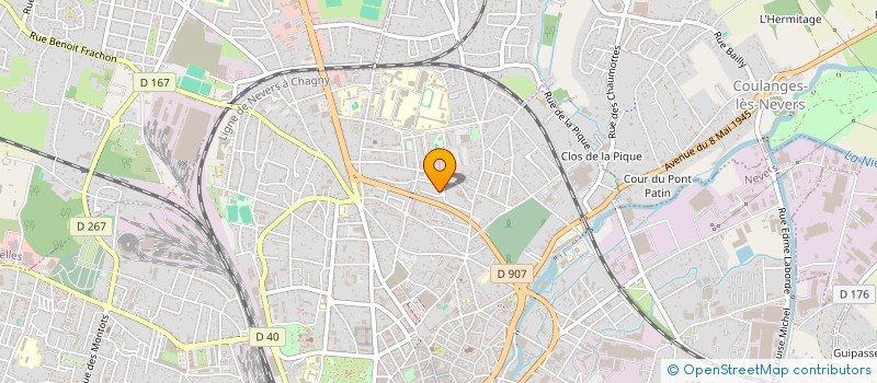 localisation de l'entreprise MONSIEUR AYOUB VITIEV à NEVERS