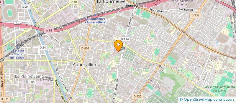 localisation de l'entreprise MONSIEUR AYOUB ZIBOUH à AUBERVILLIERS