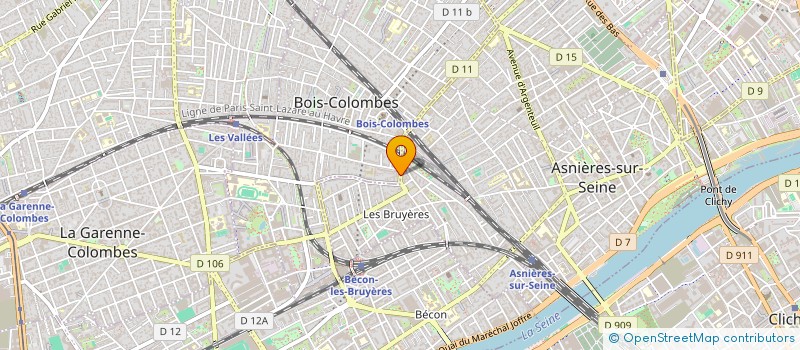 localisation de l'entreprise MONSIEUR AYOUB ZOUARI à BOIS-COLOMBES