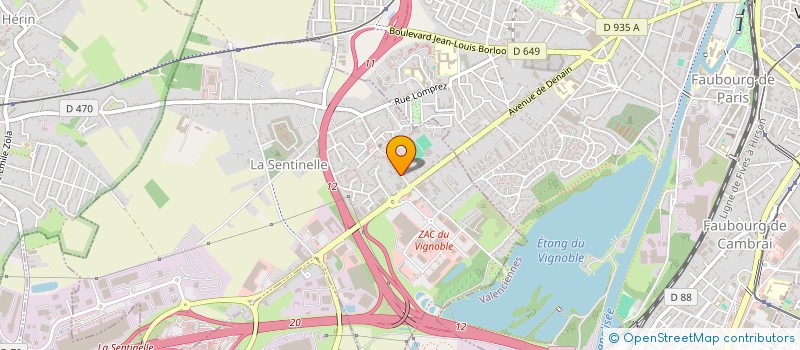 localisation de l'entreprise MONSIEUR AYOUBA KOUROUMA  LA SENTINELLE