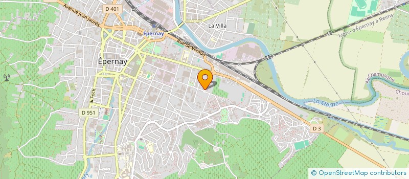 localisation de l'entreprise MONSIEUR AYOUBA TRAORE  EPERNAY