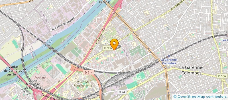 localisation de l'entreprise MONSIEUR AYOUBE GABSIA  NANTERRE