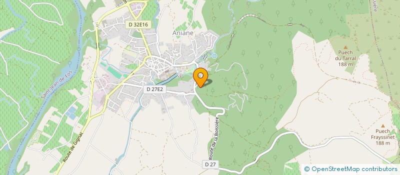 localisation de l'entreprise MONSIEUR AYOUN CARPENTIER  ANIANE