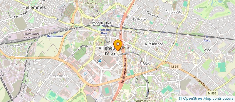 localisation de l'entreprise MONSIEUR AYRANCE LEGANASE  VILLENEUVE-D'ASCQ