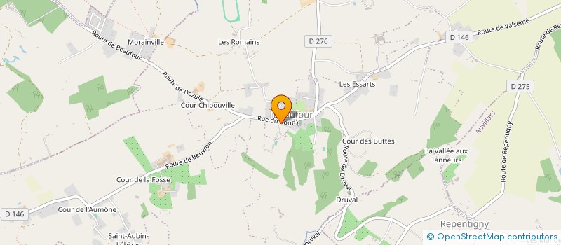 localisation de l'entreprise MONSIEUR AYRES ADELMO  BEAUFOUR-DRUVAL