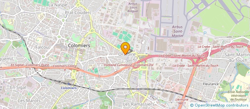 localisation de l'entreprise MONSIEUR AYROAN PRADINES à COLOMIERS