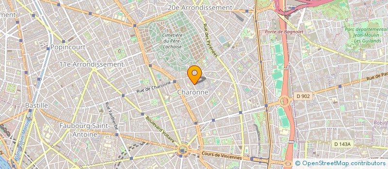 localisation de l'entreprise MONSIEUR AYROLG GORKY DA CONCEICAO GLORIA  PARIS