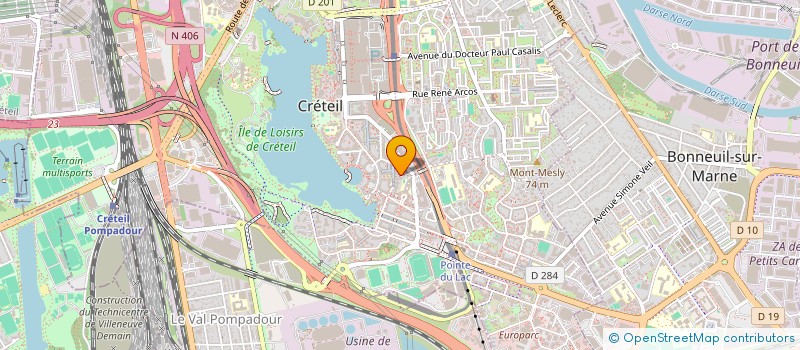 localisation de l'entreprise MONSIEUR AYRTON KANZA  CRETEIL