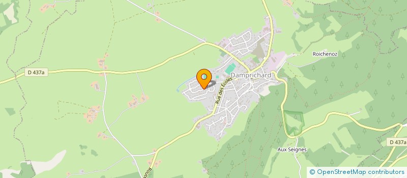 localisation de l'entreprise MONSIEUR AYRTON MAUVAIS  DAMPRICHARD
