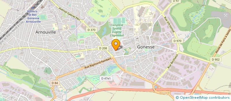 localisation de l'entreprise MONSIEUR AYRTON NYANG à GONESSE