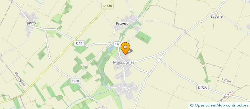 localisation de l'entreprise MONSIEUR AYRTON REINHARD  MASSOGNES