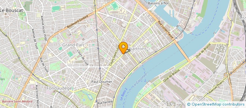 localisation de l'entreprise MONSIEUR AYRTON SOUMAGNAS  BORDEAUX