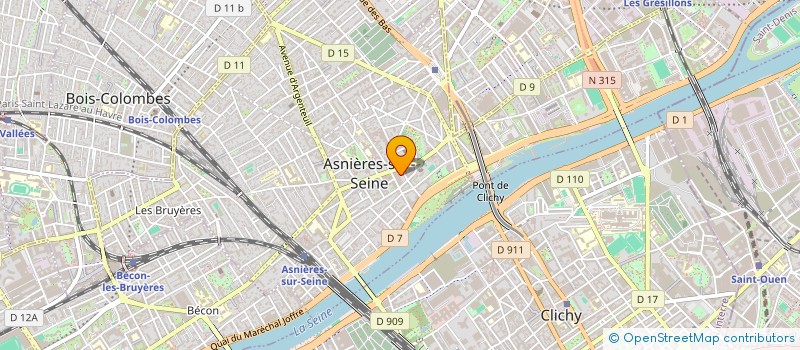 localisation de l'entreprise MONSIEUR AYSAR BEN ABDESSELEM  ASNIERES-SUR-SEINE